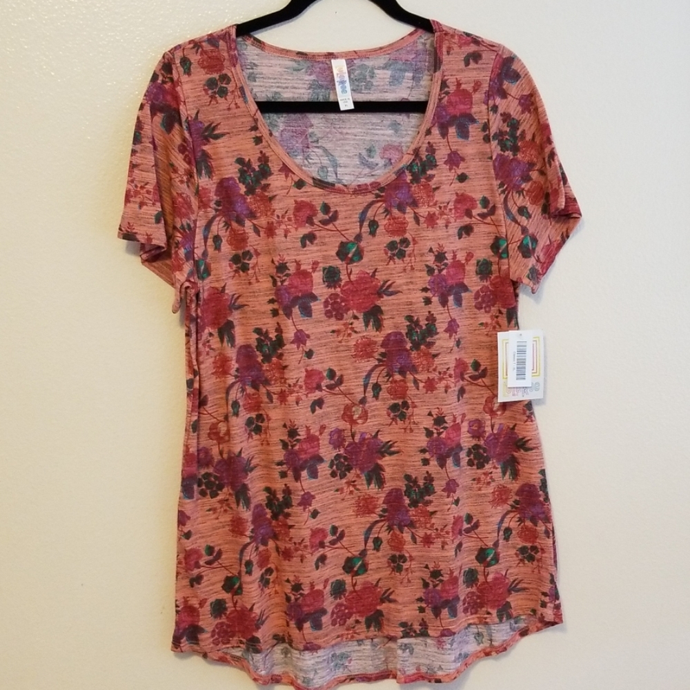 LuLaRoe Classic T in pink floral